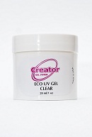 CREATOR UV GEL Eco Clear1 oz гель однофазный,низкотемпературный,прозрачный 28г.