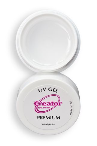 CREATOR UV GEL PREMIUM 1/2 oz  УФ Гель 1-фазный прозрачный  14 мл.