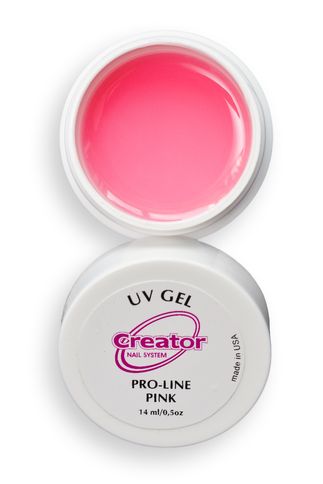 CREATOR UV GEL PRO-LINE PINK 0,5 oz УФ Гель 1-фазный розовый 14 мл.   
