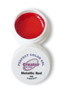 		PERFECT COLOR GEL   5. 102 METALLIC RED   