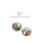 Стразы Swarovski (оригинал) SS4 Crystal AB (галограммные) №7, 20 шт. 